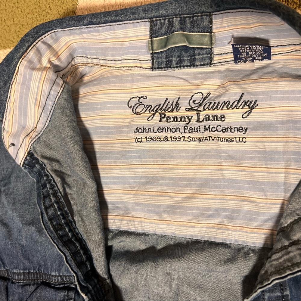 English Laundry Penny Lane Denim Shirt